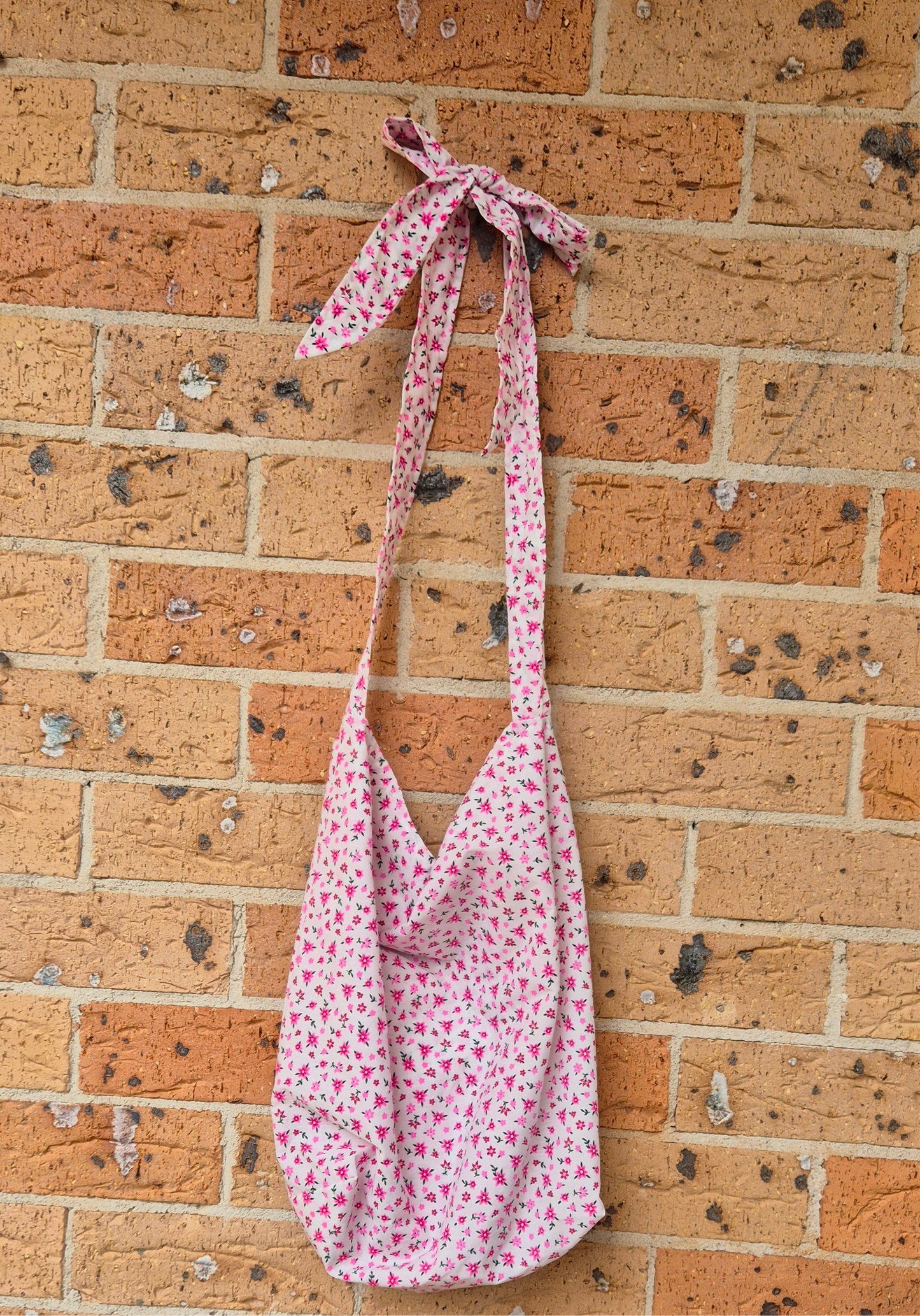 Red floral Tote